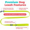 image:imageBest Pet Supplies Voyager Reflective Dog Leash or Collar with Neoprene Handle for Small Medium and Large Breed Puppies Cute and Heavy Duty for Walking Running and Training  Moss Green Leash SLeash Lime Green