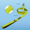 image:imageBest Pet Supplies Voyager Reflective Dog Leash or Collar with Neoprene Handle for Small Medium and Large Breed Puppies Cute and Heavy Duty for Walking Running and Training  Moss Green Leash SLeash Lime Green