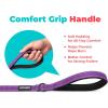 image:imageBest Pet Supplies Voyager Reflective Dog Leash or Collar with Neoprene Handle for Small Medium and Large Breed Puppies Cute and Heavy Duty for Walking Running and Training  Moss Green Leash SLeash Purple