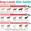 image:imageBest Pet Supplies Voyager Reflective Dog Leash or Collar with Neoprene Handle for Small Medium and Large Breed Puppies Cute and Heavy Duty for Walking Running and Training  Moss Green Leash SLeash Red