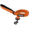 image:imageBest Pet Supplies Voyager Reflective Dog Leash or Collar with Neoprene Handle for Small Medium and Large Breed Puppies Cute and Heavy Duty for Walking Running and Training  Moss Green Leash SLeash Orange