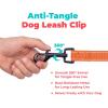 image:imageBest Pet Supplies Voyager Reflective Dog Leash or Collar with Neoprene Handle for Small Medium and Large Breed Puppies Cute and Heavy Duty for Walking Running and Training  Moss Green Leash SLeash Orange