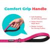 image:imageBest Pet Supplies Voyager Reflective Dog Leash or Collar with Neoprene Handle for Small Medium and Large Breed Puppies Cute and Heavy Duty for Walking Running and Training  Moss Green Leash SLeash Fuchsia