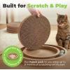 image:imageBest Pet Supplies Catify Cat Scratcher Fun Interactive Scratchers Posts Poles Claw Safe Furniture Saver Indoor Play Support Natural Cat Behaviors Heavy Duty  LShape Scratcher 165 x 1143 Pack Round
