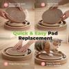 image:imageBest Pet Supplies Catify Cat Scratcher Fun Interactive Scratchers Posts Poles Claw Safe Furniture Saver Indoor Play Support Natural Cat Behaviors Heavy Duty  LShape Scratcher 165 x 1145 Pack Round