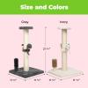 image:imageBest Pet Supplies Catify Cat Scratcher Fun Interactive Scratchers Posts Poles Claw Safe Furniture Saver Indoor Play Support Natural Cat Behaviors Heavy Duty  LShape Scratcher 165 x 114Scratching Post Gray