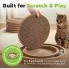 image:imageBest Pet Supplies Catify Cat Scratcher Fun Interactive Scratchers Posts Poles Claw Safe Furniture Saver Indoor Play Support Natural Cat Behaviors Heavy Duty  LShape Scratcher 165 x 1145 Pack Round