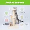 image:imageBest Pet Supplies Catify Cat Scratcher Fun Interactive Scratchers Posts Poles Claw Safe Furniture Saver Indoor Play Support Natural Cat Behaviors Heavy Duty  LShape Scratcher 165 x 114Scratching Post Beige