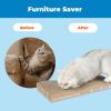 image:imageBest Pet Supplies Catify Cat Scratcher Fun Interactive Scratchers Posts Poles Claw Safe Furniture Saver Indoor Play Support Natural Cat Behaviors Heavy Duty  LShape Scratcher 165 x 114Wave 2 Pack