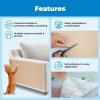 image:imageBest Pet Supplies Catify Cat Scratcher Fun Interactive Scratchers Posts Poles Claw Safe Furniture Saver Indoor Play Support Natural Cat Behaviors Heavy Duty  LShape Scratcher 165 x 114Beige 787 x 158