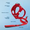 image:imageBest Pet Supplies Voyager Stepin Air All Weather Mesh Harness and Reflective Dog 5ft Leash Combo with Neoprene Handle for Small Medium and Large Breed Puppies  Set Moss Green MediumHarness Leash Set Red