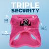 image:imageBest Pet Supplies Voyager Stepin Air All Weather Mesh Harness and Reflective Dog 5ft Leash Combo with Neoprene Handle for Small Medium and Large Breed Puppies  Set Moss Green MediumHarness Leash Set Fuchsia