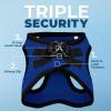 image:imageBest Pet Supplies Voyager Stepin Air All Weather Mesh Harness and Reflective Dog 5ft Leash Combo with Neoprene Handle for Small Medium and Large Breed Puppies  Set Moss Green MediumHarness Leash Bundle Royal BlueBlack Trim