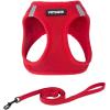 image:imageVoyager Stepin Pet Harness  All Weather Mesh Adjustable Step in Harness for Cats and Dogs by Best Pet Supplies  307 Set Lavender S307 Set Red