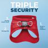 image:imageVoyager Stepin Pet Harness  All Weather Mesh Adjustable Step in Harness for Cats and Dogs by Best Pet Supplies  307 Set Lavender S307 Set Red