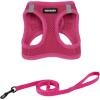 image:imageVoyager Stepin Pet Harness  All Weather Mesh Adjustable Step in Harness for Cats and Dogs by Best Pet Supplies  307 Set Lavender S307 Set Fuchsia