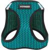 image:imageBest Pet Supplies Voyager Stepin Air Harness  All Weather Mesh Reflective No Pull Harness for Dogs Cats  Secure with Hook amp Loop Fastener Buckle Double DRings  Khaki SHarness Turquoise 2Tone