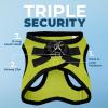 image:imageBest Pet Supplies Voyager Stepin Air Harness  All Weather Mesh Reflective No Pull Harness for Dogs Cats  Secure with Hook amp Loop Fastener Buckle Double DRings  Khaki SHarness Lime GreenBlack Trim