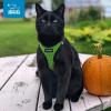 image:imageBest Pet Supplies Voyager Stepin Air Harness  All Weather Mesh Reflective No Pull Harness for Dogs Cats  Secure with Hook amp Loop Fastener Buckle Double DRings  Khaki SHarness Lime Green 2Tone