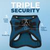 image:imageBest Pet Supplies Voyager Stepin Air Harness  All Weather Mesh Reflective No Pull Harness for Dogs Cats  Secure with Hook amp Loop Fastener Buckle Double DRings  Khaki SHarness BlueBlack Trim