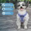 image:imageBest Pet Supplies Voyager Stepin Air Harness  All Weather Mesh Reflective No Pull Harness for Dogs Cats  Secure with Hook amp Loop Fastener Buckle Double DRings  Khaki SHarness Lavender