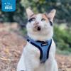 image:imageBest Pet Supplies Voyager Stepin Air Harness  All Weather Mesh Reflective No Pull Harness for Dogs Cats  Secure with Hook amp Loop Fastener Buckle Double DRings  Khaki SHarness Baby BlueBlack Trim