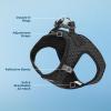 image:imageBest Pet Supplies Voyager Stepin Air Harness  All Weather Mesh Reflective No Pull Harness for Dogs Cats  Secure with Hook amp Loop Fastener Buckle Double DRings  Khaki SHarness Gray 2Tone