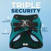 image:imageBest Pet Supplies Voyager Stepin Air Harness  All Weather Mesh Reflective No Pull Harness for Dogs Cats  Secure with Hook amp Loop Fastener Buckle Double DRings  Khaki SHarness Turquoise 2Tone