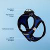 image:imageBest Pet Supplies Voyager Stepin Air Harness  All Weather Mesh Reflective No Pull Harness for Dogs Cats  Secure with Hook amp Loop Fastener Buckle Double DRings  Khaki SHarness Royal BlueBlack Trim