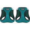 image:imageBest Pet Supplies Voyager Stepin Air Harness  All Weather Mesh Reflective No Pull Harness for Dogs Cats  Secure with Hook amp Loop Fastener Buckle Double DRings  Khaki SHarness Turquoise 2Tone
