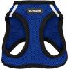 image:imageBest Pet Supplies Voyager Stepin Air Harness  All Weather Mesh Reflective No Pull Harness for Dogs Cats  Secure with Hook amp Loop Fastener Buckle Double DRings  Khaki SHarness Royal BlueBlack Trim