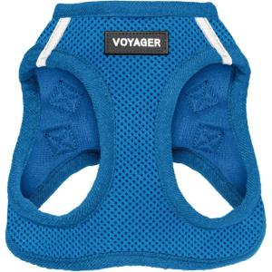 image:imageBest Pet Supplies Voyager Stepin Air Harness  All Weather Mesh Reflective No Pull Harness for Dogs Cats  Secure with Hook amp Loop Fastener Buckle Double DRings  Khaki SHarness Royal Blue