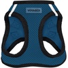 image:imageBest Pet Supplies  All Weather MeshPlush Reflective No Pull Harness for Small Medium Dogs Cats  Secure with Hook amp Loop Fastener Buckle Double DRings  PinkBlack Trim MHarness BlueBlack Trim