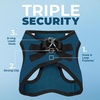 image:imageBest Pet Supplies  All Weather MeshPlush Reflective No Pull Harness for Small Medium Dogs Cats  Secure with Hook amp Loop Fastener Buckle Double DRings  PinkBlack Trim MHarness BlueBlack Trim