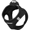 image:imageBest Pet Supplies  All Weather MeshPlush Reflective No Pull Harness for Small Medium Dogs Cats  Secure with Hook amp Loop Fastener Buckle Double DRings  PinkBlack Trim MHarness BlackBlack Trim