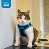 image:imageBest Pet Supplies  All Weather MeshPlush Reflective No Pull Harness for Small Medium Dogs Cats  Secure with Hook amp Loop Fastener Buckle Double DRings  PinkBlack Trim MHarness BlackBlue Trim