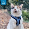 image:imageBest Pet Supplies  All Weather MeshPlush Reflective No Pull Harness for Small Medium Dogs Cats  Secure with Hook amp Loop Fastener Buckle Double DRings  PinkBlack Trim MHarness Baby BlueBlack Trim