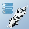 image:imageBest Pet Supplies Squeaky Dog Toys with Soft Durable Fabric for Small Medium and Large Pets Interactive Toy for Indoor Play Supports Active Biting and Play  4 Figures MediumCow