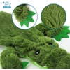 image:imageBest Pet Supplies Squeaky Dog Toys with Soft Durable Fabric for Small Medium and Large Pets Interactive Toy for Indoor Play Supports Active Biting and Play  4 Figures MediumGreenAlligator