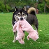 image:imageBest Pet Supplies Squeaky Dog Toys with Soft Durable Fabric for Small Medium and Large Pets Interactive Toy for Indoor Play Supports Active Biting and Play  4 Figures MediumMulticolorPig  Hare