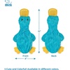 image:imageBest Pet Supplies Squeaky Dog Toys with Soft Durable Fabric for Small Medium and Large Pets Interactive Toy for Indoor Play Supports Active Biting and Play  4 Figures MediumaCrinkle Duck Turquoise