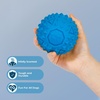 image:imageBest Pet Supplies Squeaky Dog Toys with Soft Durable Fabric for Small Medium and Large Pets Interactive Toy for Indoor Play Supports Active Biting and Play  4 Figures MediumBlue