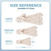 image:imageBest Pet Supplies Squeaky Dog Toys with Soft Durable Fabric for Small Medium and Large Pets Interactive Toy for Indoor Play Supports Active Biting and Play  4 Figures MediumBrownHare