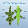 image:imageBest Pet Supplies Squeaky Dog Toys with Soft Durable Fabric for Small Medium and Large Pets Interactive Toy for Indoor Play Supports Active Biting and Play  4 Figures MediumMulticolorAlligator  Wild Duck