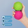 image:imageBest Pet Supplies Squeaky Dog Toys with Soft Durable Fabric for Small Medium and Large Pets Interactive Toy for Indoor Play Supports Active Biting and Play  4 Figures MediumFuchsia  Green