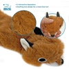 image:imageBest Pet Supplies Squeaky Dog Toys with Soft Durable Fabric for Small Medium and Large Pets Interactive Toy for Indoor Play Supports Active Biting and Play  4 Figures MediumMulticolorRaccoon  Fox