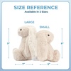 image:imageBest Pet Supplies Squeaky Dog Toys with Soft Durable Fabric for Small Medium and Large Pets Interactive Toy for Indoor Play Supports Active Biting and Play  4 Figures MediumBunny Beige