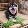 image:imageBest Pet Supplies Squeaky Dog Toys with Soft Durable Fabric for Small Medium and Large Pets Interactive Toy for Indoor Play Supports Active Biting and Play  4 Figures MediumGreenAlligator
