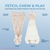 image:imageBest Pet Supplies Squeaky Dog Toys with Soft Durable Fabric for Small Medium and Large Pets Interactive Toy for Indoor Play Supports Active Biting and Play  4 Figures MediumBrownHare