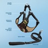 image:imageBest Pet Supplies Voyager Adjustable Stepin Flex Breathable Mesh Dog Harness for Small Medium Large Dogs Moss Green SHarness Leash Set Army Base